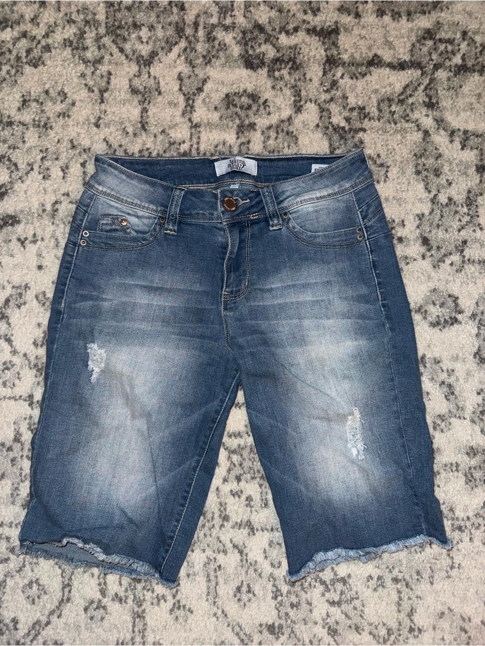 YMI Jeans Denim Capri Shorts - Picture 2 of 5